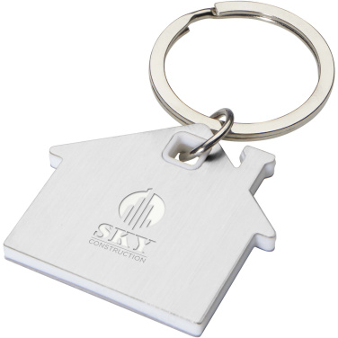 Logotrade corporate gift image of: Nook house-shaped keychain