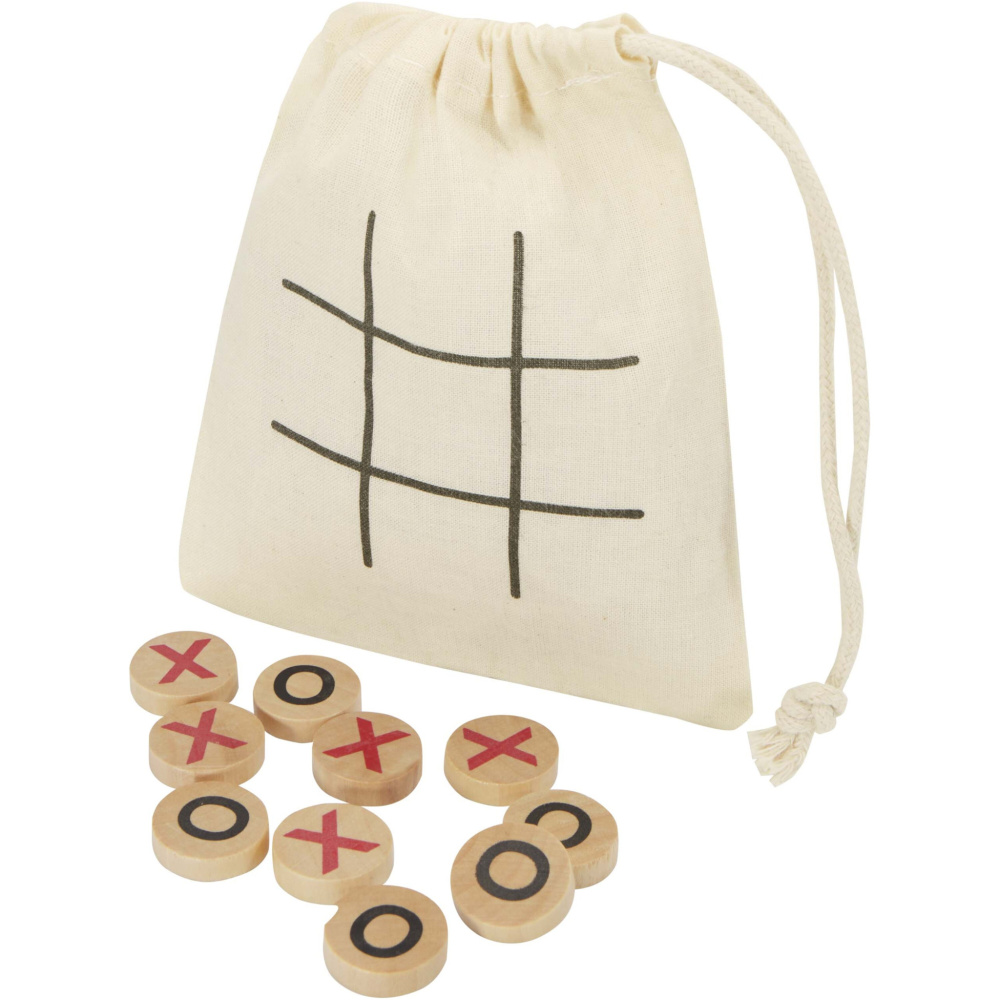 Logotrade promotional products photo of: Whorl wooden tic, tac, toe game