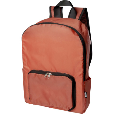Logotrade business gifts photo of: EcoFold RPET foldable backpack 15L