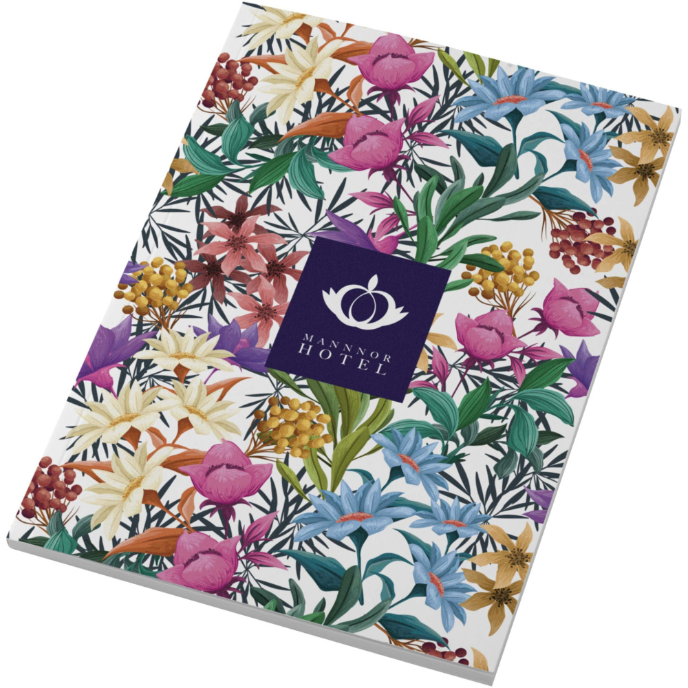 Logo trade promotional giveaways picture of: Novella Austen A5 soft cover notebook - 50 sheets