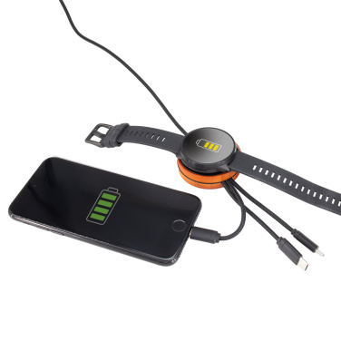 Logotrade promotional giveaways photo of: Big cable 4in1 with illuminated logo - i5w