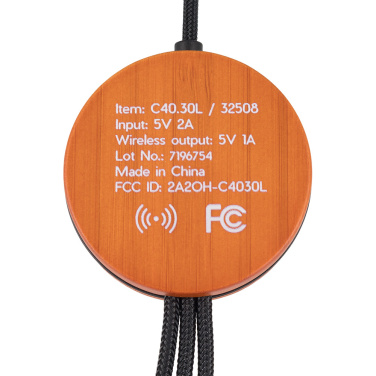 Logotrade advertising product image of: Big cable 4in1 with illuminated logo - i5w