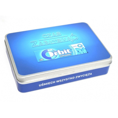 Logo trade advertising product photo of: Metal box 18x12,6x4 cm