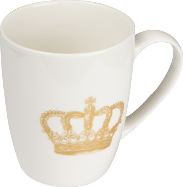 Logo trade promotional gifts picture of: Mug with crown print 300 ml