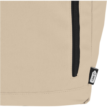 Logo trade promotional gifts picture of: Byron 15.6" GRS RPET roll-top backpack 18L