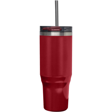 Logotrade corporate gift image of: Melbourne 1200 ml RCS certified insulated tumbler with straw