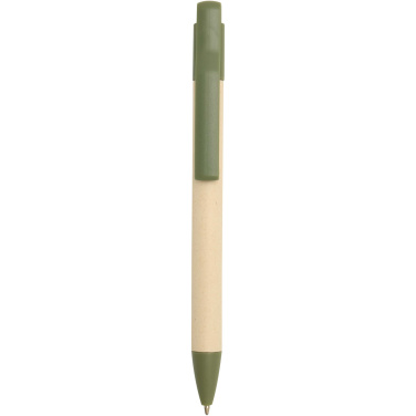 Logotrade promotional products photo of: Liliana sugarcane paper ballpoint pen (blue ink)