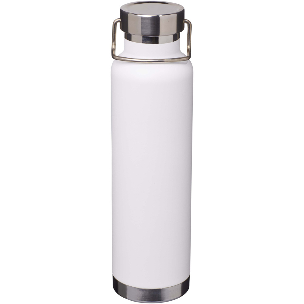 Logo trade promotional merchandise image of: Thor 650 ml RCS recycled stainless steel copper vacuum insulated water bottle