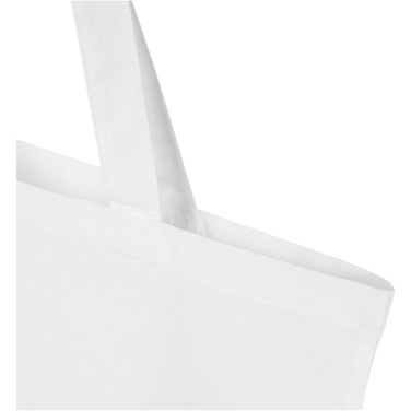 Logo trade promotional items picture of: Madras Blend 140 g/m² GRS recycled cotton tote bag 7L