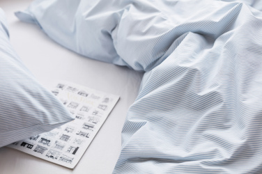 Logo trade business gift photo of: VINGA Montgomery premium cotton bed linen, 4 pcs set