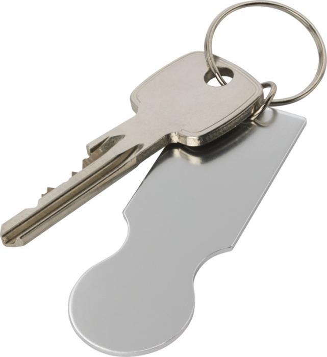 Logo trade advertising product photo of: Rhea shopping cart keyring