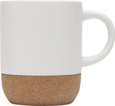 Logo trade promotional gift photo of: Billie 300 ml ceramic sublimation mug with cork details