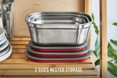 Logotrade corporate gifts photo of: Black+Blum Mealprep Box 3pcs Set Small, Medium, Large