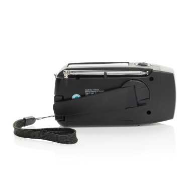 Logo trade promotional product photo of: RescueWave RCS recycled plastic emergency radio
