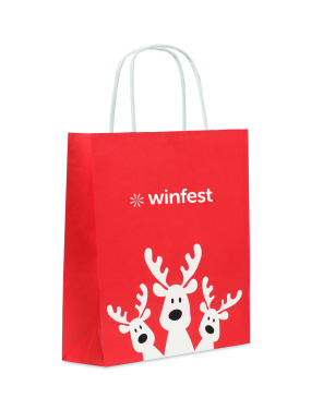 Logo trade business gift photo of: Gift paper bag small