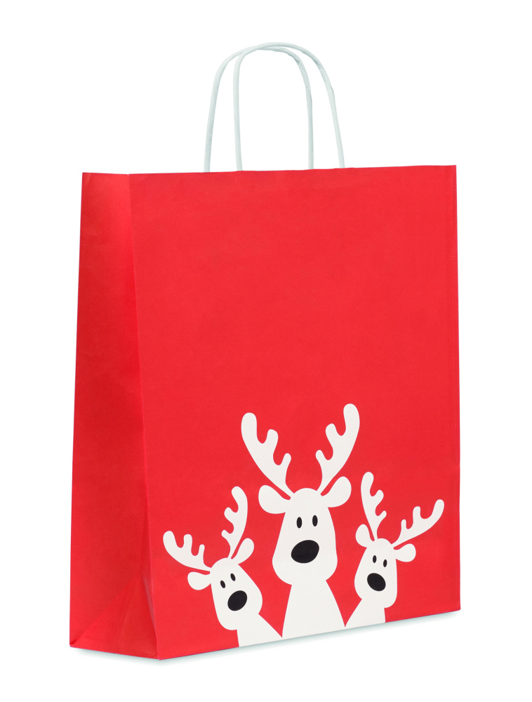 Logo trade business gifts image of: Gift paper bag large
