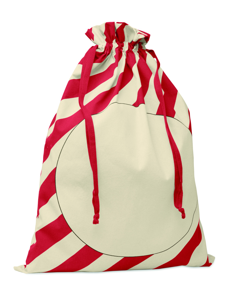 Logotrade promotional giveaway image of: Large Santa cotton bag