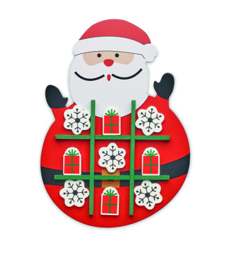Logotrade promotional product picture of: Christmas wooden tic tac toe