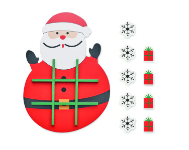 Logotrade promotional giveaways photo of: Christmas wooden tic tac toe