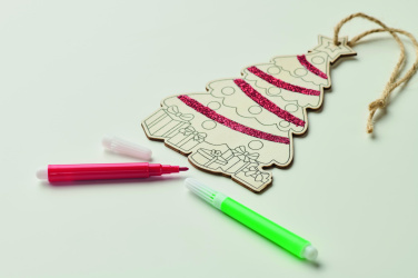 Logo trade promotional items image of: Christmas tree ornament