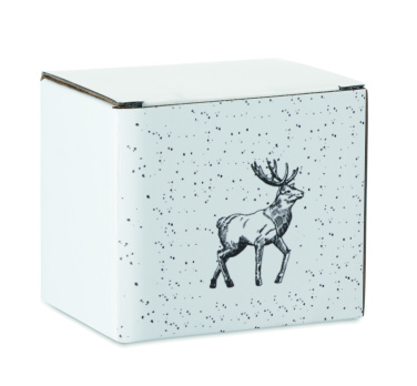 Logo trade promotional giveaways image of: Seasonal ceramic mug 300ml