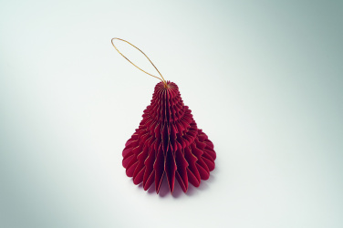 Logo trade promotional giveaways image of: Christmas paper tree hanger