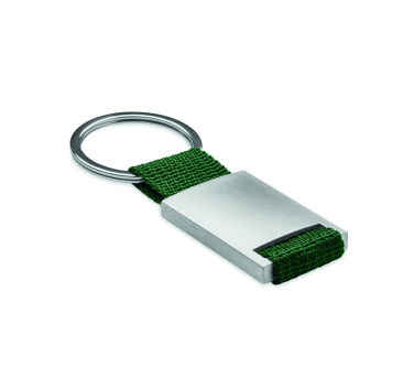 Logotrade promotional gifts photo of: Metal rectangular key ring Espoo
