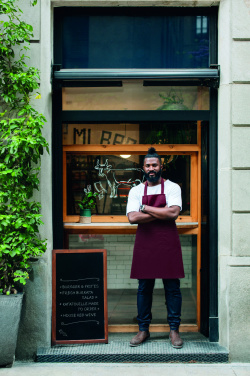 Logo trade promotional items image of: Organic cotton apron 240 gr/m²