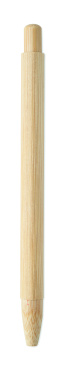 Logo trade promotional items image of: Bamboo automatic ball pen