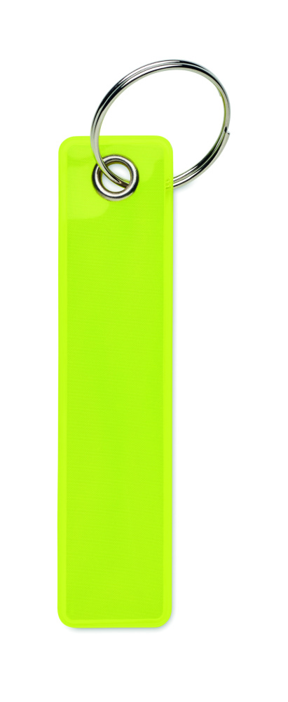 Logo trade promotional gift photo of: Reflective key ring in PVC