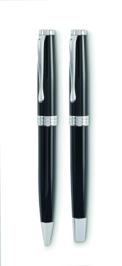 Logotrade promotional merchandise picture of: Ball pen and roller set
