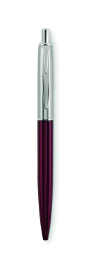 Logo trade business gifts image of: Push button pen in box