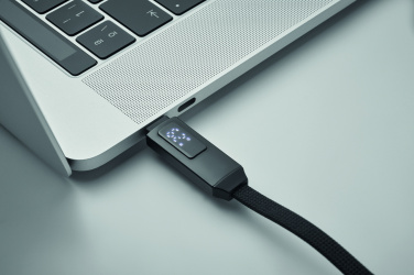 Logo trade promotional merchandise picture of: 60W charging cable keyring