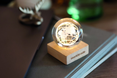 Logotrade promotional giveaways photo of: LED globe glass ball