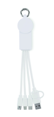Logotrade corporate gift image of: 2 in 1 charging cable type-C