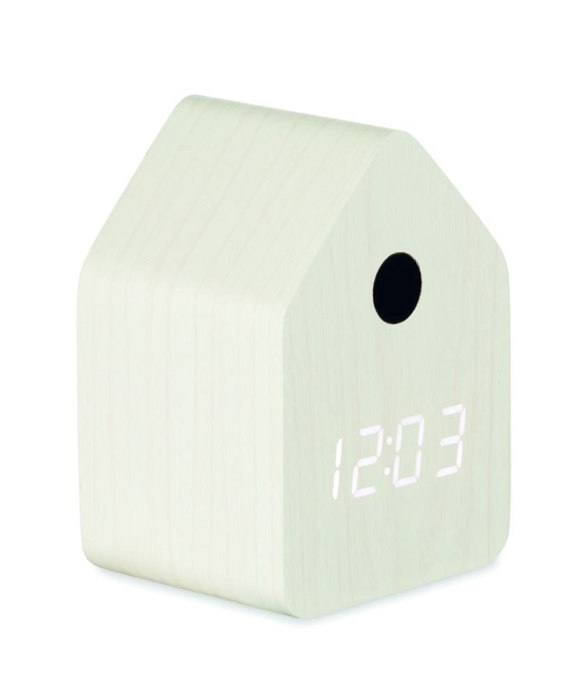 Logotrade promotional giveaway picture of: MDF cuckoo alarm clock
