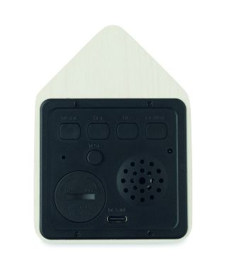 Logo trade promotional items picture of: MDF cuckoo alarm clock