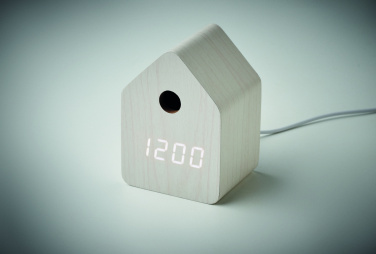 Logotrade promotional product picture of: MDF cuckoo alarm clock