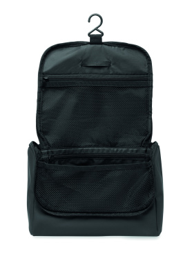 Logo trade promotional items image of: Cosmetic hanging bag in PU