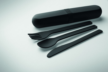 Logotrade promotional merchandise picture of: Cutlery set and case in PLA