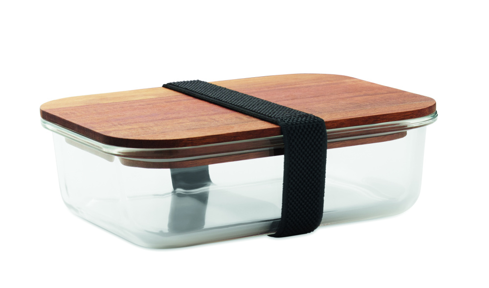 Logo trade promotional gifts picture of: Glass lunch box 800ml