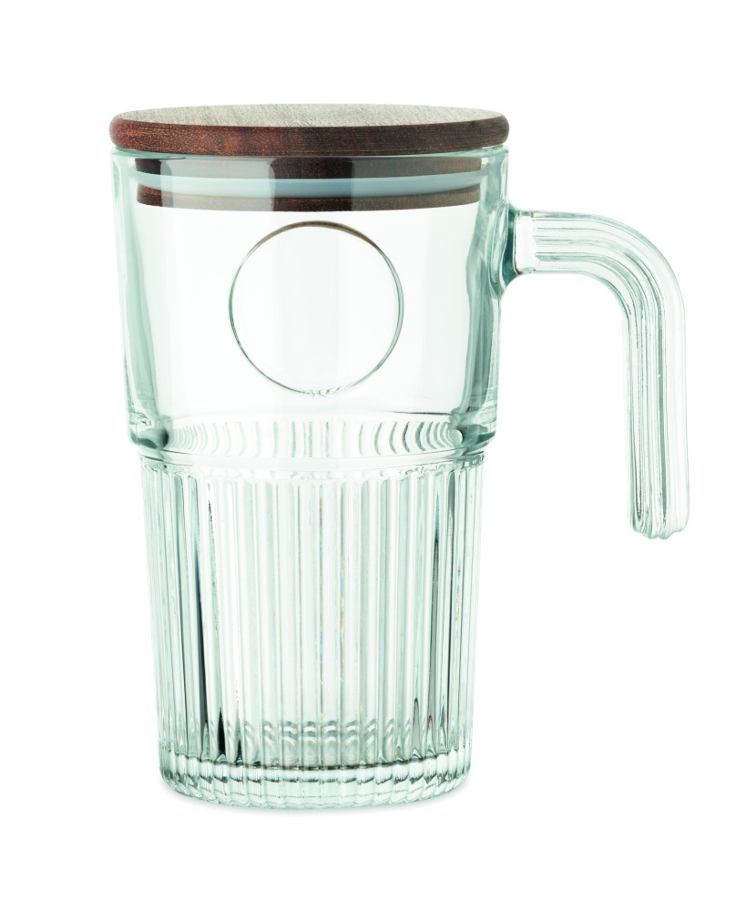Logo trade business gift photo of: Glass mug 450ml