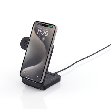 Logotrade promotional gift picture of: Urban Vitamin Arcadia RCS rplastic 15W 3in1 magnetic charger