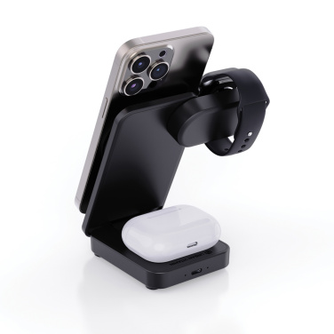 Logotrade promotional merchandise picture of: Urban Vitamin Arcadia RCS rplastic 15W 3in1 magnetic charger