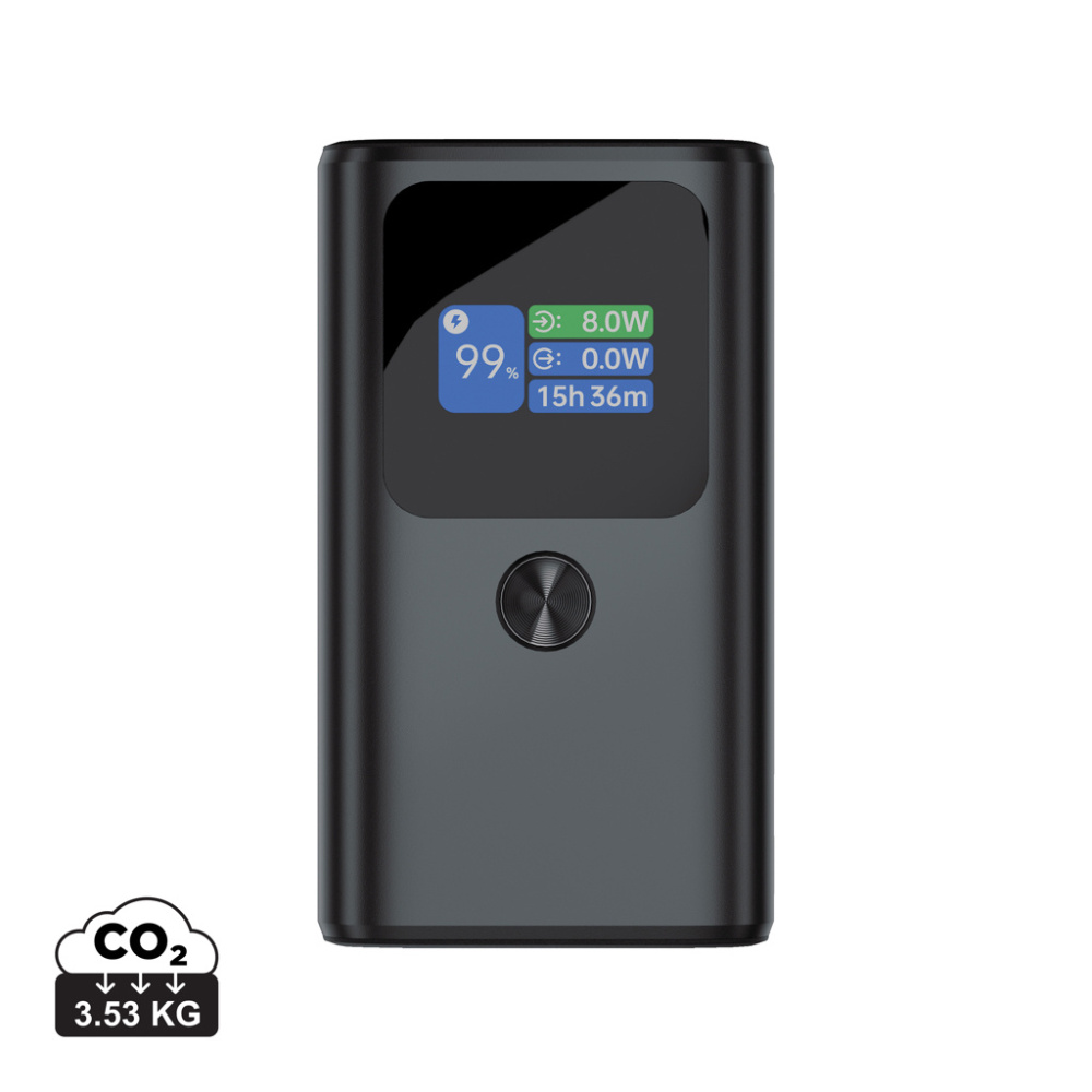 Logo trade promotional merchandise photo of: Urban Vitamin Campbell 55W 10.000mAh pocket powerbank