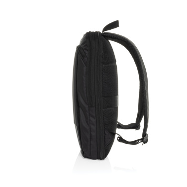 Logo trade promotional merchandise picture of: Flexpack Aware™ RPET Expandable Slim 15.6" Laptop Backpack
