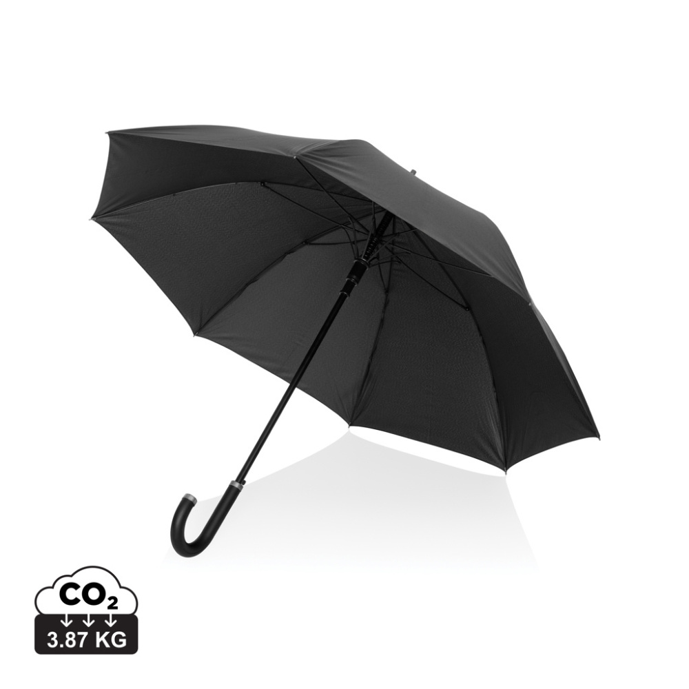 Logotrade promotional merchandise image of: Swiss Peak Vero Aware™ RPET 25” umbrella w luxe handle