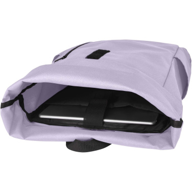 Logotrade business gift image of: Byron 15.6" GRS RPET roll-top backpack 18L