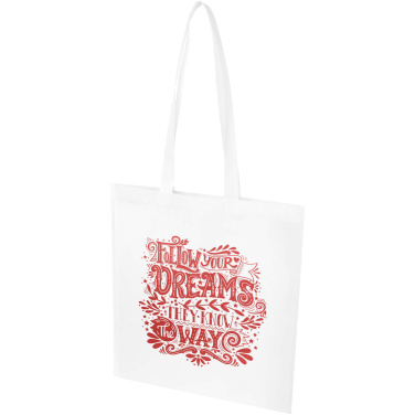 Logo trade corporate gifts image of: EcoSeal GRS recycled nonwoven convention tote bag 6L