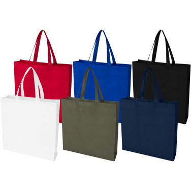 Logotrade promotional gift image of: EcoSeal GRS recycled nonwoven gusset tote bag 12L